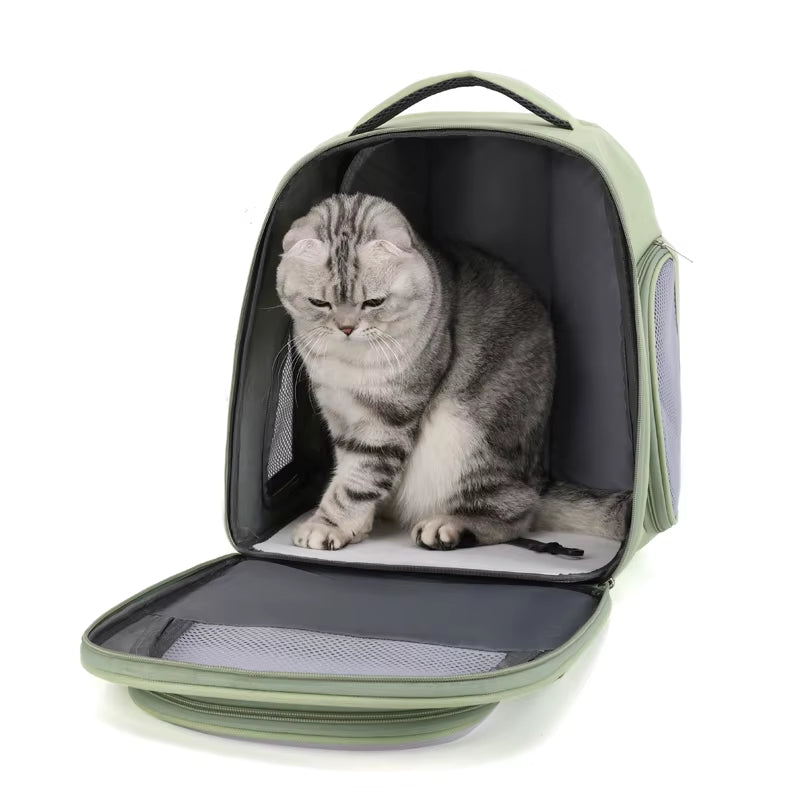 Wholesale Luxury Cat and Dog Pet Carrier Backpack for Travel and Carrying Pets Comfortably